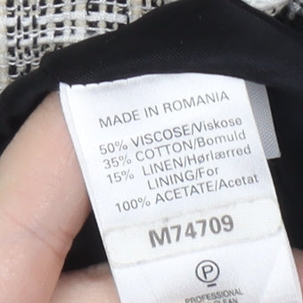 Next Women's Multi Tweed Check Jacket Size 12