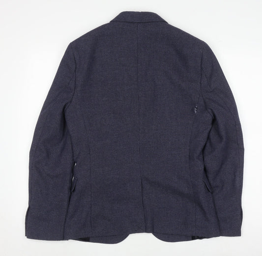 Mens UK Size 36 H&M Regular Blue Suit Jacket