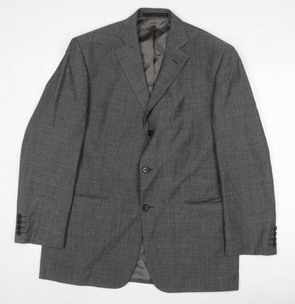 Mens UK Size 42 Marks and Spencer Regular Grey Suit Jacket