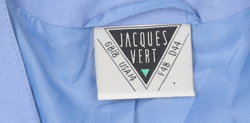 Jacques Vert Women's Blue Blazer Size 18 Suit Jacket