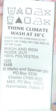 Womens UK Size 18 Marks and Spencer Pink Basic T-Shirt
