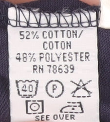 Gabicci Men's Green Colourblock Polo Shirt L