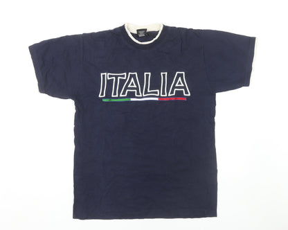 Lauri MJ Italian Style Men's Blue S Graphic T-Shirt