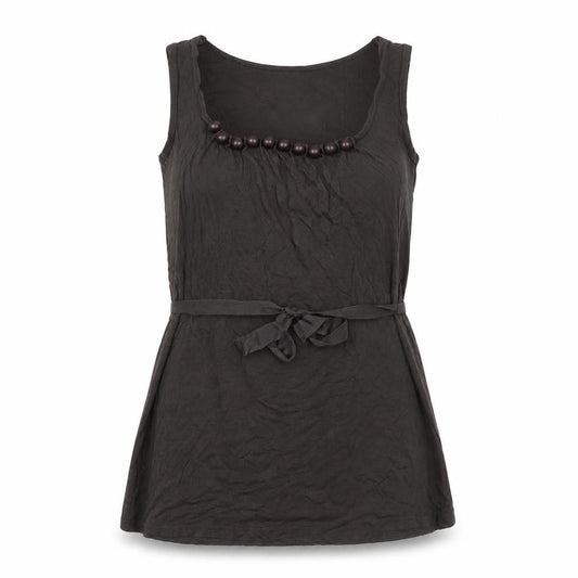 Womens UK Size 10 Kaliko Brown Basic Tank