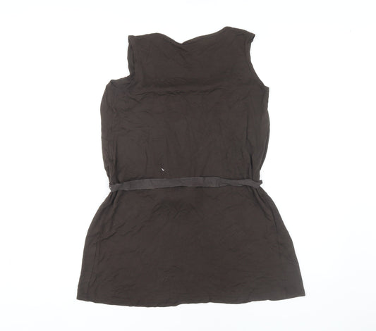 Womens UK Size 10 Kaliko Brown Basic Tank