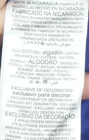 Nike Men's Blue Graphic Sports T-Shirt L