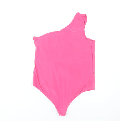 Club L London Women's Pink Bodysuit, Size 18, Partywear