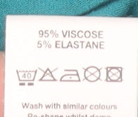 Womens UK Size 12 Principles Blue Basic T-Shirt