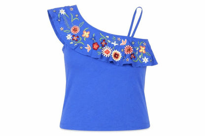 Womens UK Size 10 NEXT Blue Basic Blouse