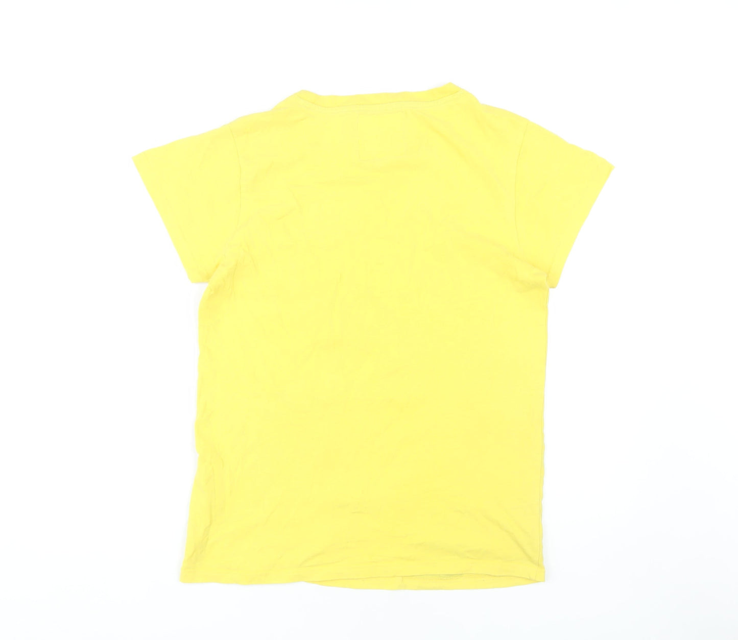 HUMÖR Unisex Yellow Art T-Shirt - Size S