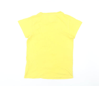 HUMÖR Unisex Yellow Art T-Shirt - Size S