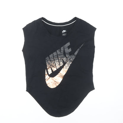 Nike Women's Black Sleeveless T-Shirt XS