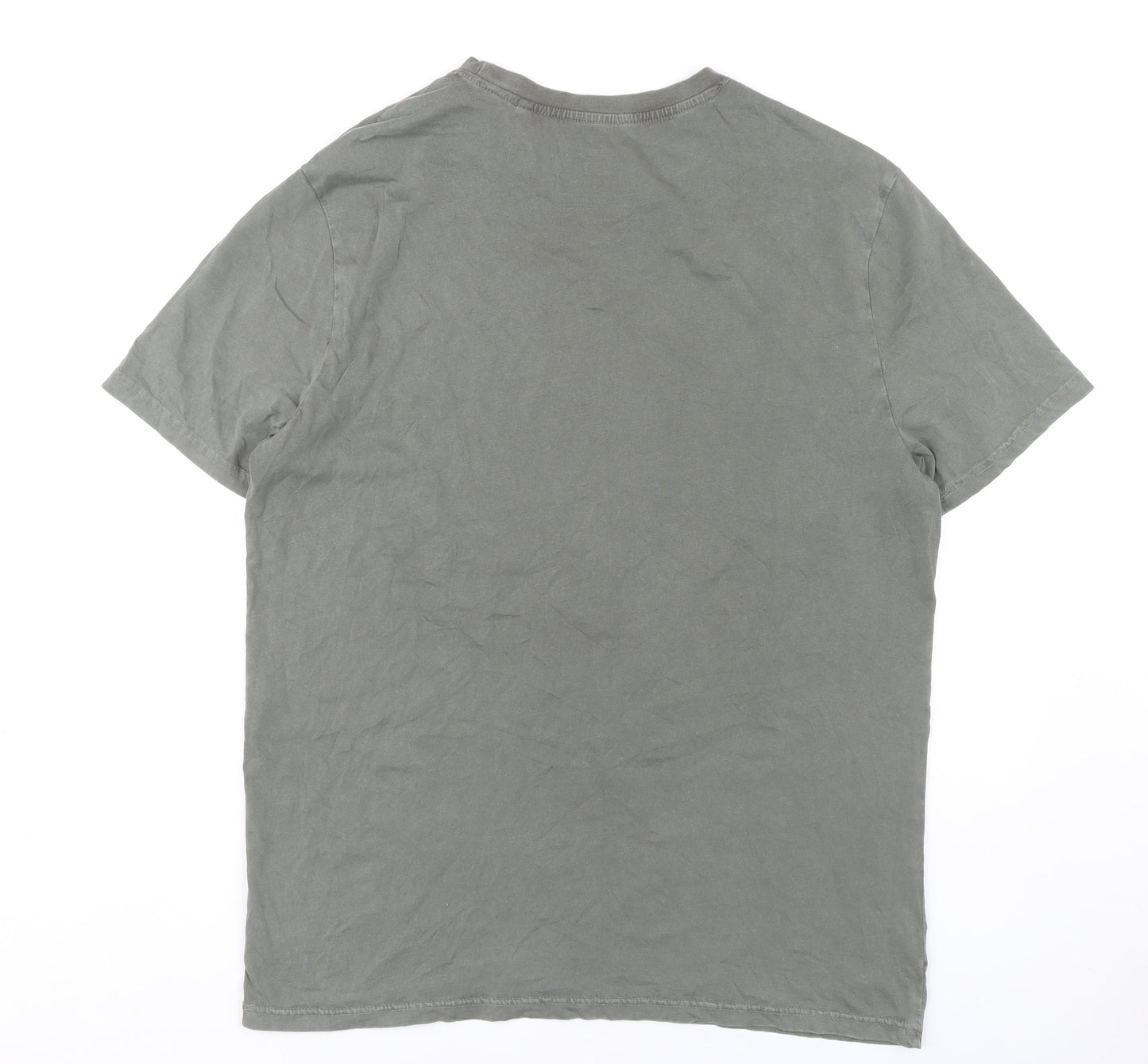 Route 66 Men's Grey Large Graphic T-Shirt