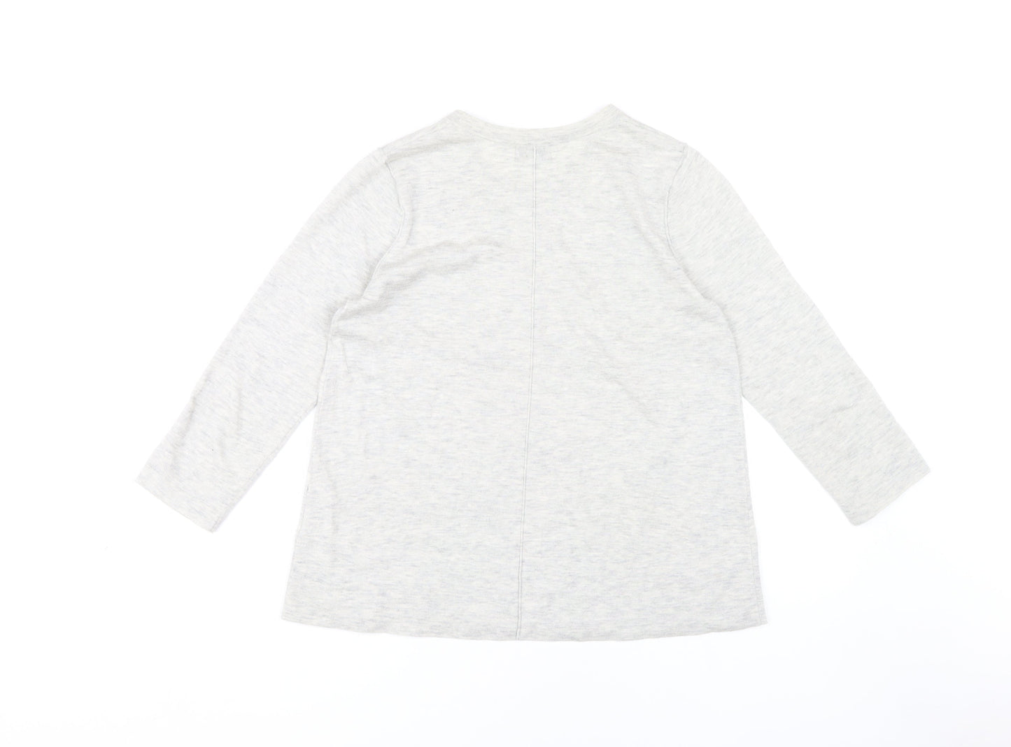 Womens UK Size S Jigsaw Grey Pullover Jumper
