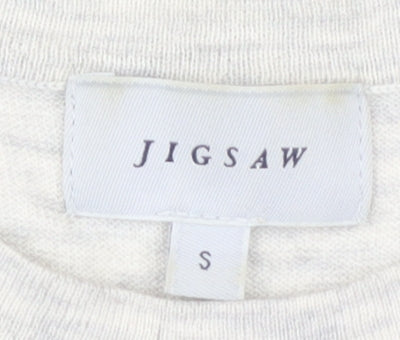 Womens UK Size S Jigsaw Grey Pullover Jumper