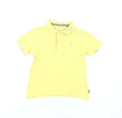 Joules Boys Yellow Polo Shirt, Size 6 Years, Short Sleeve