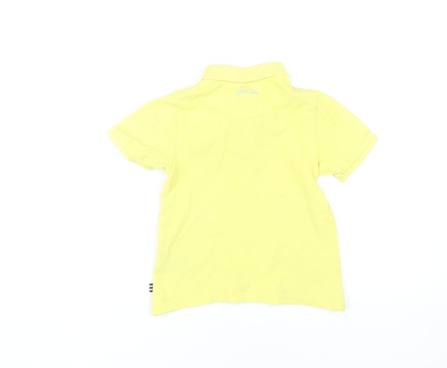 Joules Boys Yellow Polo Shirt, Size 6 Years, Short Sleeve