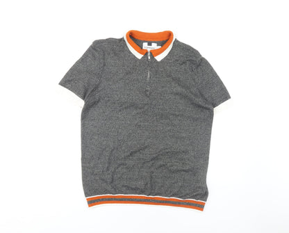 Mens UK Size M Topman Cotton Blend Polo Shirt