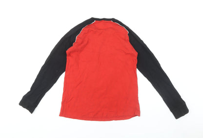 Manchester United Boys Red Long Sleeve T-Shirt 12-13 Years