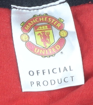 Manchester United Boys Red Long Sleeve T-Shirt 12-13 Years