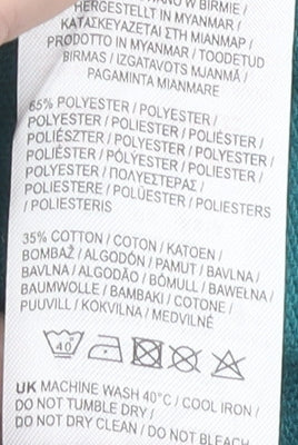 Slazenger Men's Green Polo Shirt 2XL Short Sleeve