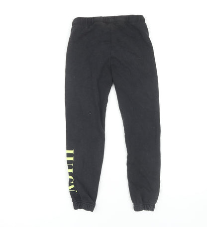 Juicy Couture Girls Black Jogger Trousers Size 6-7 Years