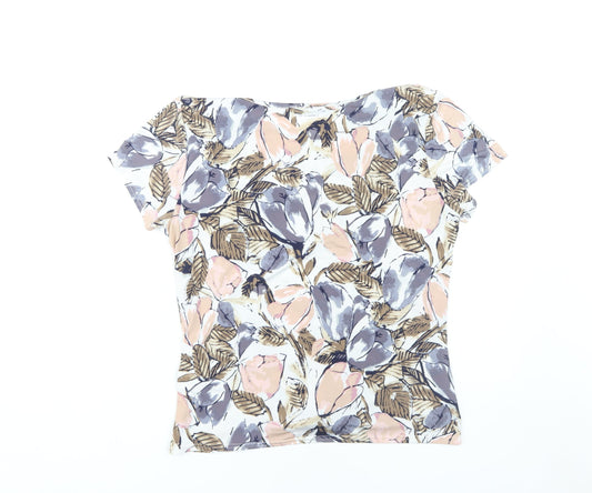 Mia Moda Women's Floral T-Shirt, Size 14, Multicoloured