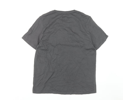 Mens UK Size L Comic Relief Grey  T-Shirt