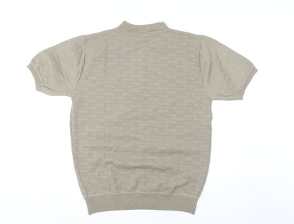 Charles Norton Men's Beige 2XL Polo Shirt Short Sleeve