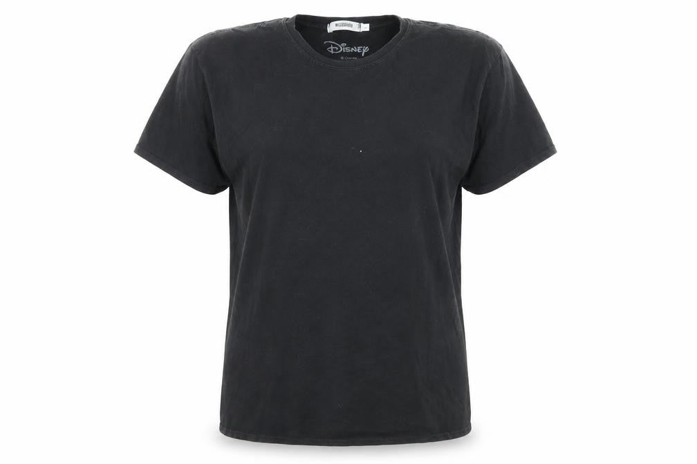 Womens UK Size L Missguided Black Basic T-Shirt