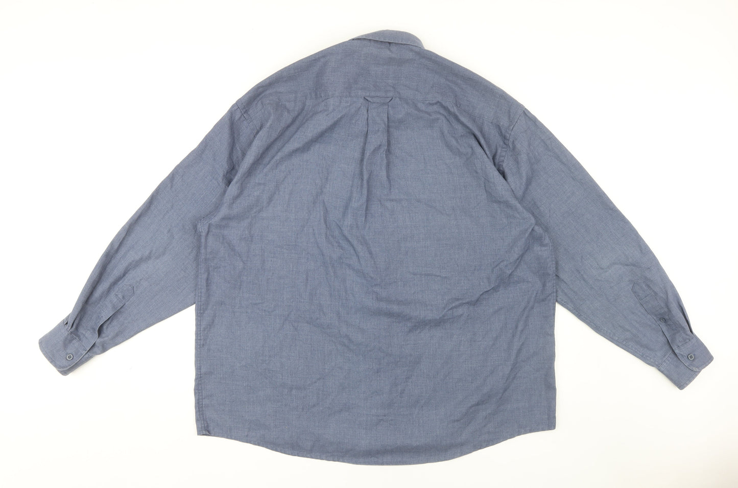 EWM Men’s Blue XL Long Sleeve Casual Shirt