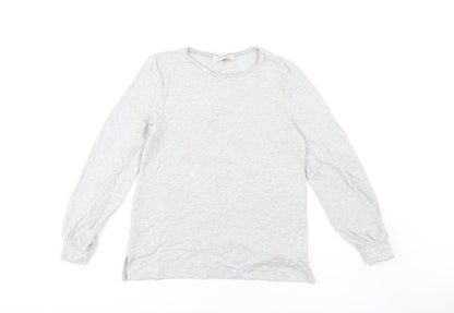 Womens UK Size S Oasis Grey Basic T-Shirt
