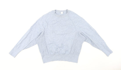 Womens UK Size S John Lewis Blue Pullover Jumper