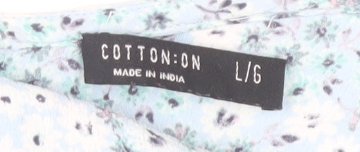 Womens UK Size L Cotton On Multicoloured Camisole Tank