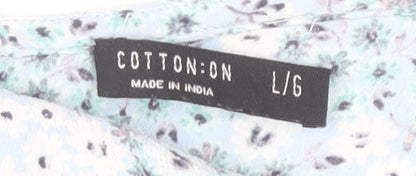 Womens UK Size L Cotton On Multicoloured Camisole Tank