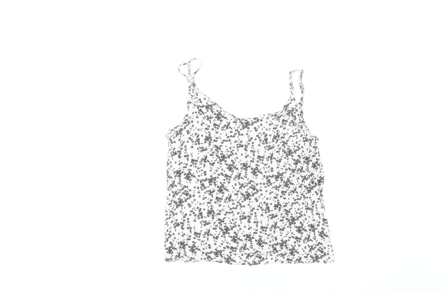 Cotton On Women's White M Floral Camisole Tank Top