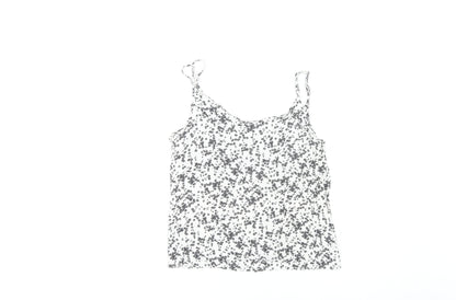 Cotton On Women's White M Floral Camisole Tank Top