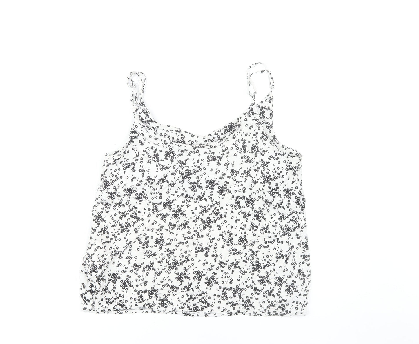 Cotton On Women's White M Floral Camisole Tank Top
