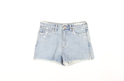 River Island Women's Blue Cut-Off Denim Shorts, Size 12