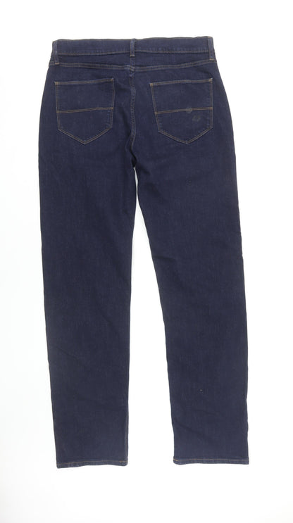 Marks and Spencer Men's Straight Blue Jeans 32