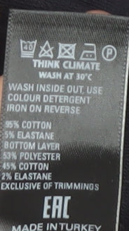 Womens UK Size 14 Marks and Spencer Black Basic Blouse