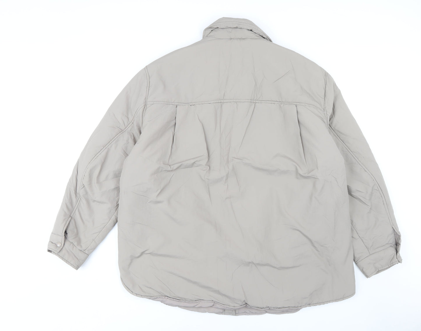 Mens UK Size L H&M Beige Basic Jacket