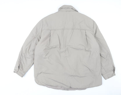 Mens UK Size L H&M Beige Basic Jacket