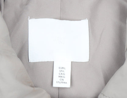 Mens UK Size L H&M Beige Basic Jacket