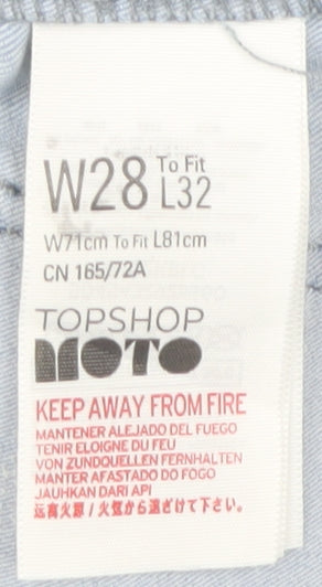 Topshop Women’s Blue Skinny Jeans Size 10