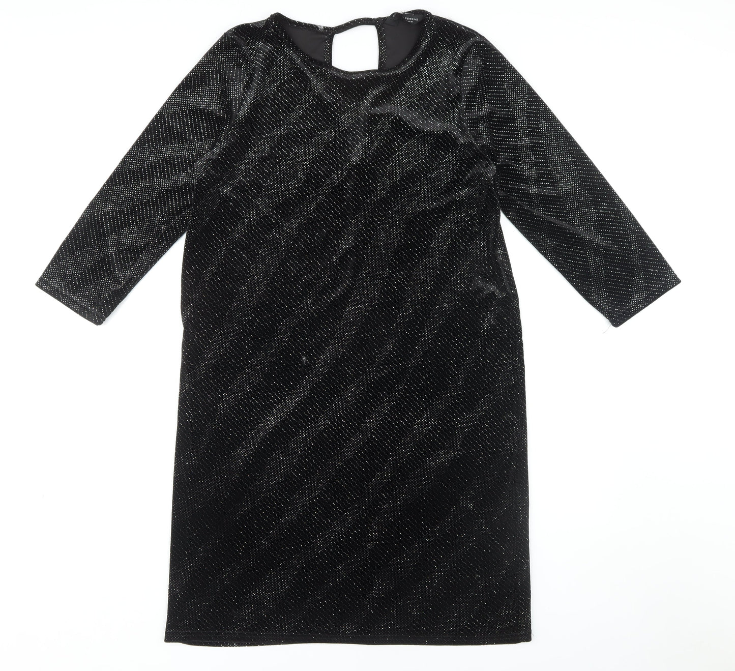 Dorothy Perkins Women's Black Sheath Dress, Size 14