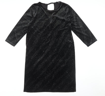 Dorothy Perkins Women's Black Sheath Dress, Size 14