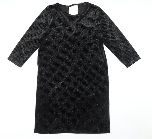 Dorothy Perkins Women's Black Sheath Dress, Size 14