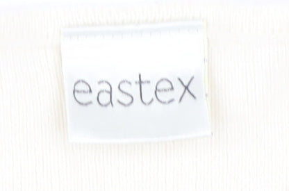 Womens UK Size 10 Eastex White Pullover Jumper