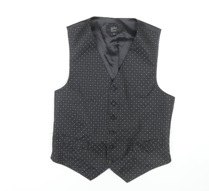 1860 Menswear Grey Waistcoat, Medium, Men's Formal
